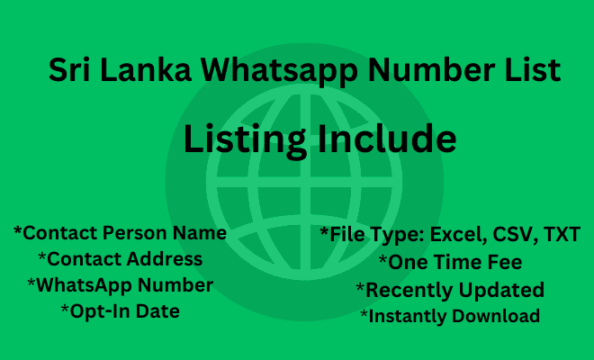 Sri Lanka whatsapp number list