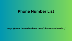 Phone Number List