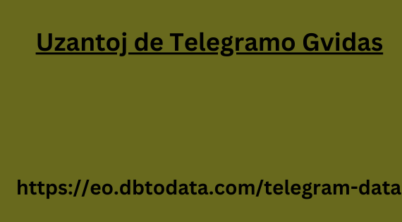 Uzantoj de Telegramo Gvidas