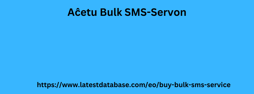 Aĉetu Bulk SMS-Servon