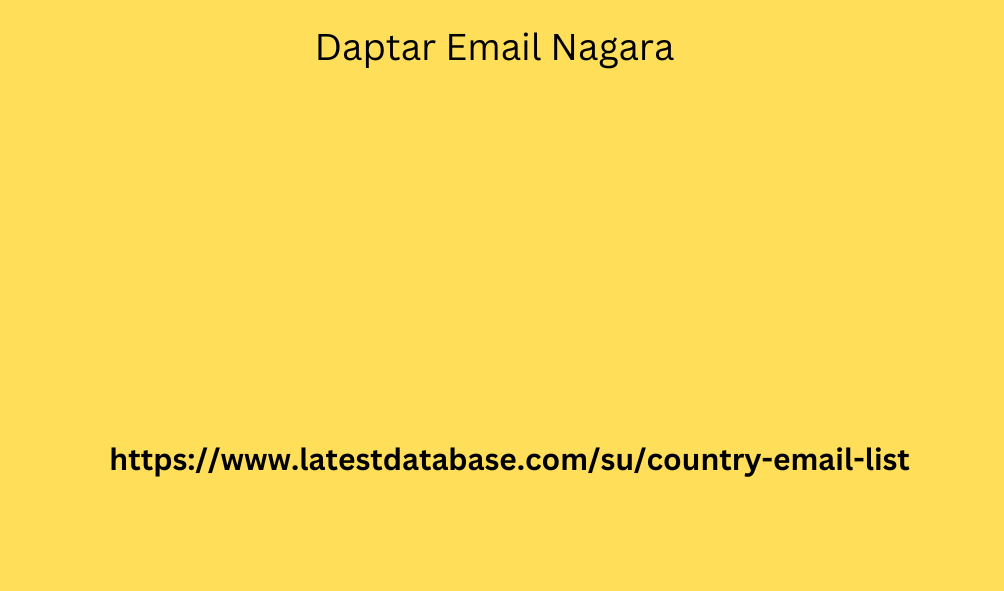 Daptar Email Nagara