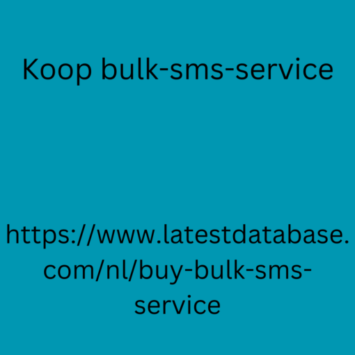 Koop bulk-sms-service