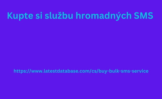 Kupte si službu hromadných SMS