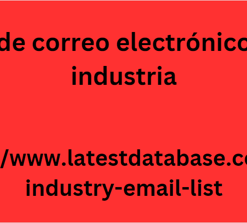 Lista de correo electrónico de la industria