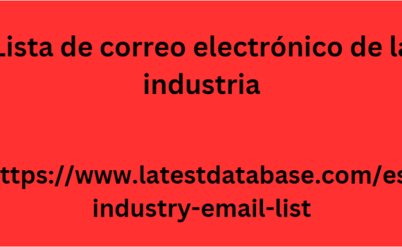 Lista de correo electrónico de la industria