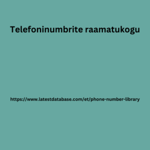 telefoninumbrite raamatukogu