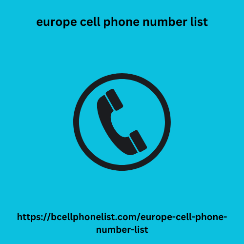 europe cell phone number list